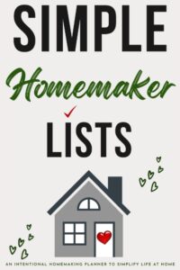 homemaking planner